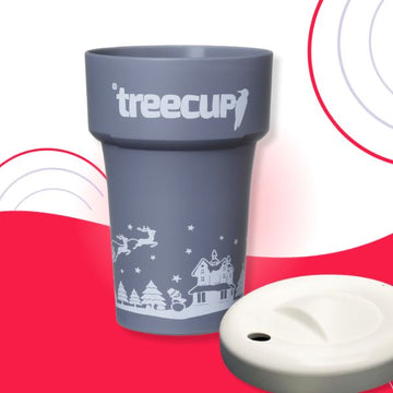 treecup Mehrwegbecher - Christmas Edition 400ml inkl. Deckel