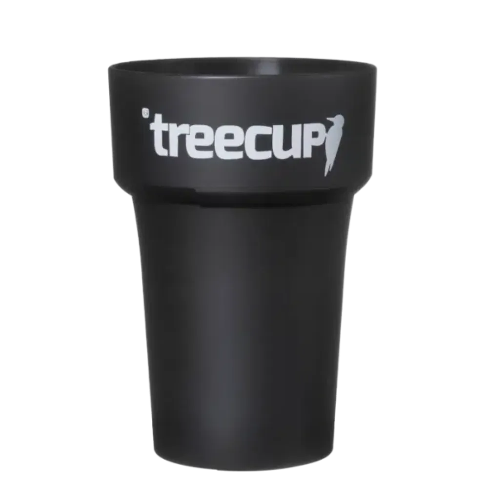 SELBST DESIGNEN // treecup Mehrwegbecher aus Biokunststoff 400ml inkl. Deckel mit Logo - Customer's Product with price 7.49 ID yRcNW5deDz4nPMX9gYa15orc