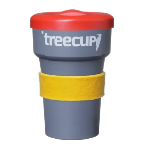 SELBST DESIGNEN // treecup Mehrwegbecher aus Biokunststoff 400ml inkl. Deckel mit Logo - Customer's Product with price 10.48 ID YMNPI-vATY240yKlXUz8w6f8