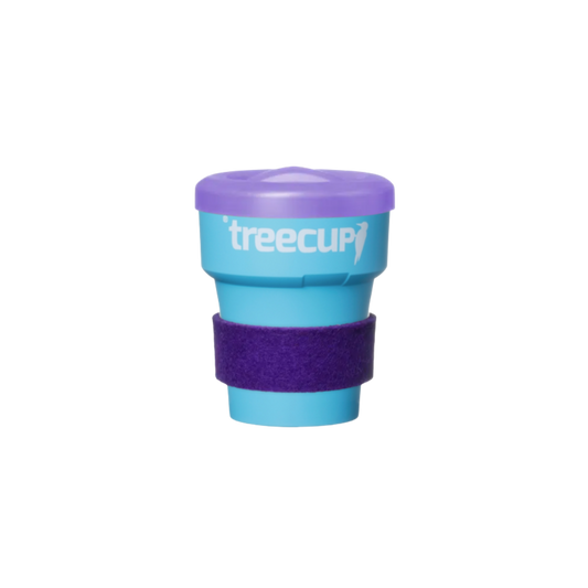 2 x treecup Mehrwegbecher 300 ml + 2 x Deckel + 2 x Manschetten (s. Abbildung)
