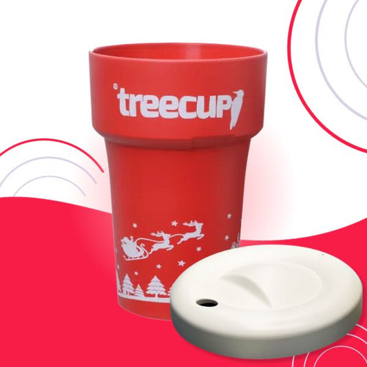 treecup Mehrwegbecher - Christmas Edition 400ml inkl. Deckel