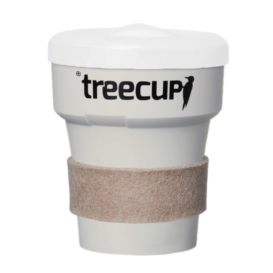 treecup Mehrwegbecher aus Biokunststoff 300ml inkl. Deckel-Copy